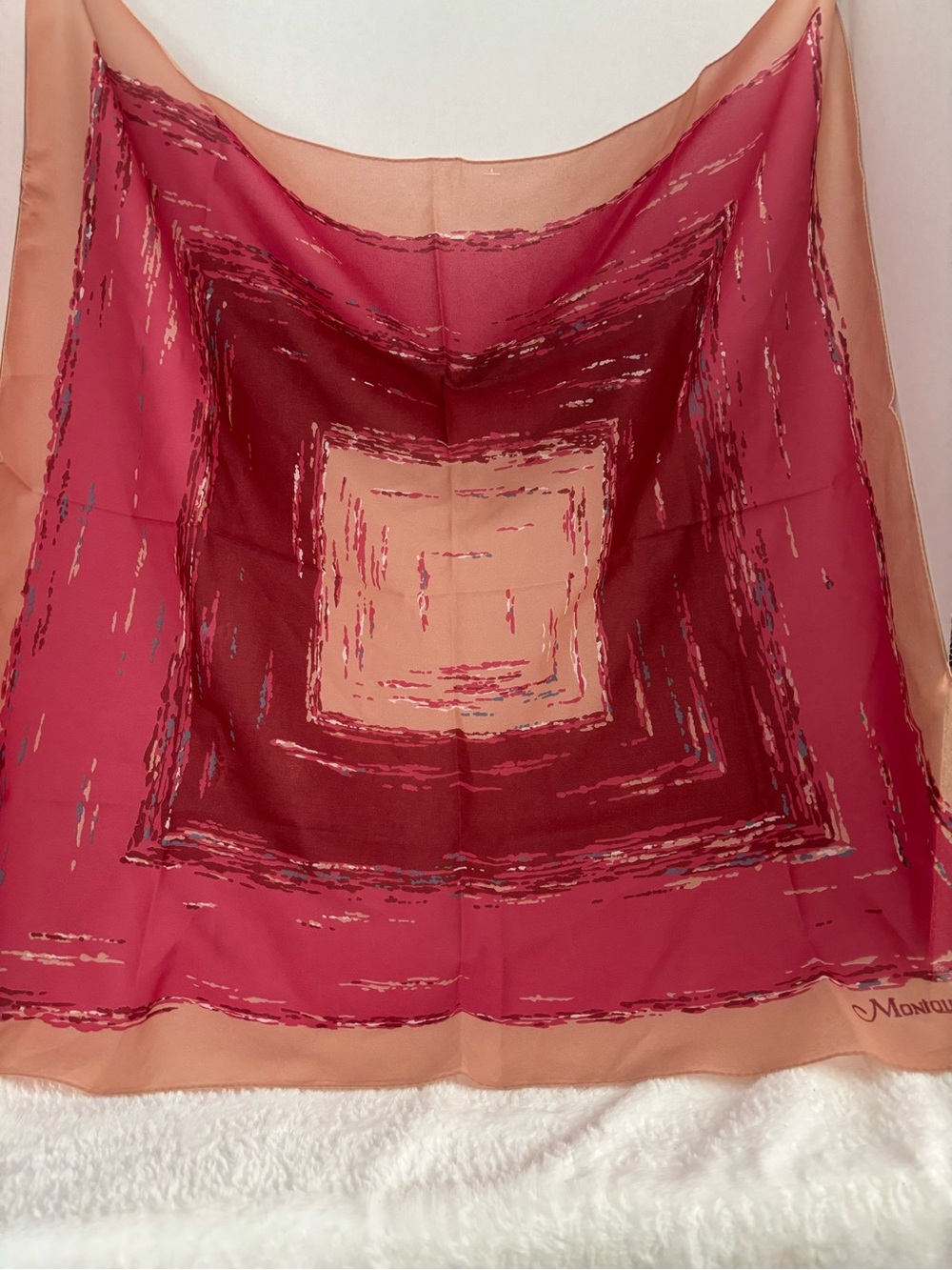 Monique Martin Scarf in Berry & dusty rose